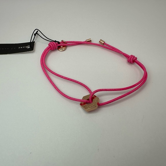 Marc by Marc Jacobs Pink Bolt Stretch Friendship Bracelet NWT - Picture 2 of 11